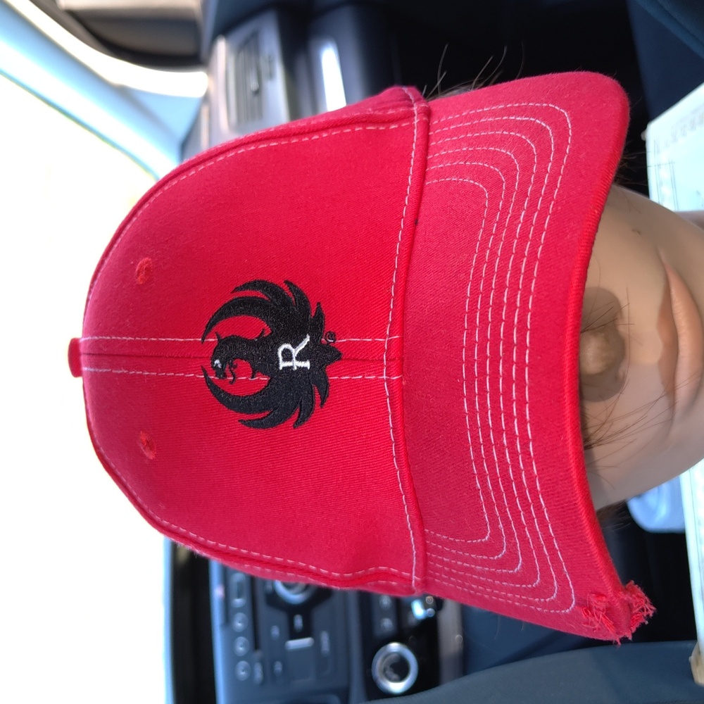 Ruger Firearms Embroidered Logo Baseball Cap Adjustable Strapback Red Adults